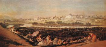 Francisco De Goya : Festival at the Meadow of San Isadore